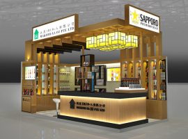 लेजर कट एक्रिलिक व्यापार शो